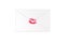 Envelope sealed with a kiss