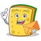 With envelope sponge cartoon character funny
