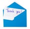 Envelope with Thank You Note