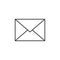 Envelope thin line icon