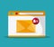 Envelope website mail message icon