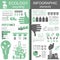 Environment, ecology infographic elements. Environmental risks,