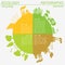 Environment, ecology infographic elements. Environmental risks,