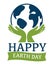 Environment and ecology love Earth isolated icon planet protection vector