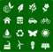 environment elements icon set