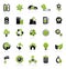 Environment icon set