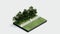 environment isometric park nature. isometric environmental sustainable landscape forest