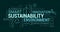 Environment, smart cities and sustainability tag cloud