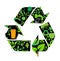 Environmental conservation symbols