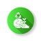 Environmental improvement green flat design long shadow glyph icon