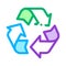 Environmental industry icon icon vector outline illustration