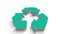 Environmental logo in 3d