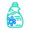 enzyme detergent powder color icon vector illustration
