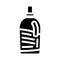 enzyme detergent powder glyph icon vector illustration