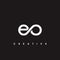 EO Letter Initial Logo Design Template Vector Illustration