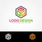 EOG Letter Cube Logo Design