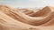 Eolian landforms sculpted by wind and sand take center stage in this highly detailed image