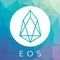 EOS decentralized blockchain applications on WebAssembly vector logo