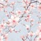 Ephemeral Beauty: Sakura Blossoms under a Moonlit Sky