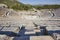 Ephesus archeological site. Classic amphitheatre. Ancient place in Turkey