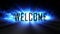 Epic Cinematic Welcome Text Effect Motion View With Misty Blue Shine 3D Volume Light Rays And Shadow