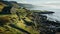 Epic Coastal Landscapes: A Green Roof House With Stunning Uhd Image