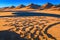 epic desert scenery of a fantasy landscape