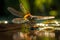 Epic Detail: Photography of a Dragonfly in Full Flight (AI Generated)