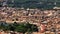 Epic establishing shot of ancient rome city in european town