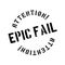 Epic fail rubber stamp