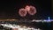 Epic fireworks display in the city - Abu Dhabi corniche celebration display