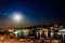 Epic Full Moon Night Scenery