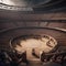 Epic gladiatorial arena, Spectacular arena filled with roaring crowds and deadly challenges as gladiators fight for their lives2