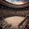 Epic gladiatorial arena, Spectacular arena filled with roaring crowds and deadly challenges as gladiators fight for their lives4