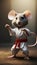 Epic Karate Mouse: Martial Arts Mastery Unleashed with Furry Finesse