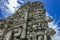 Epic Maya sculpture ruin in Xpujil, Campeche, Mexico
