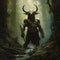 Epic Minotaur: A Haunting Journey Through The Enchanted Woods