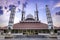 Epic scenery of Great Mosque Of Central Java