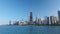 Epic shot of Chicago and lake Michigan during the day.