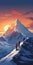 Epic Sunset Climb: Three Men Conquer Mount Vinson