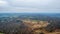 Epic view of the forest taken with the drone