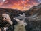 Epic view of the studlagil basalt canyon, Iceland.