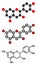 Epicatechin (l-epicatechin) chocolate flavonoid molecule