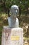 EPIDAURUS, GREECE - MAY 5, 2016: Photo of Bust D. Mitropoulos.