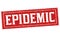 Epidemic sign or stamp