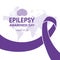 Epilepsy Awareness Day vector