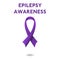 Epilepsy ribbon background