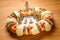 Epiphany cake, kings cake, or rosca de reyes