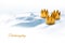 Epiphany, Three Kings Day, symbolized by three tinkered crowns o
