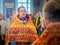 Episcopal Liturgy, divine service and procession with the consecration of honey on the feast of the Honey Saviour in Russia.